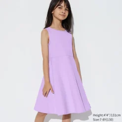Kleider & Jumpsuits*UNIQLO Madchen Ausgestelltes Armelloses Ultra Stretch Airism Kleid