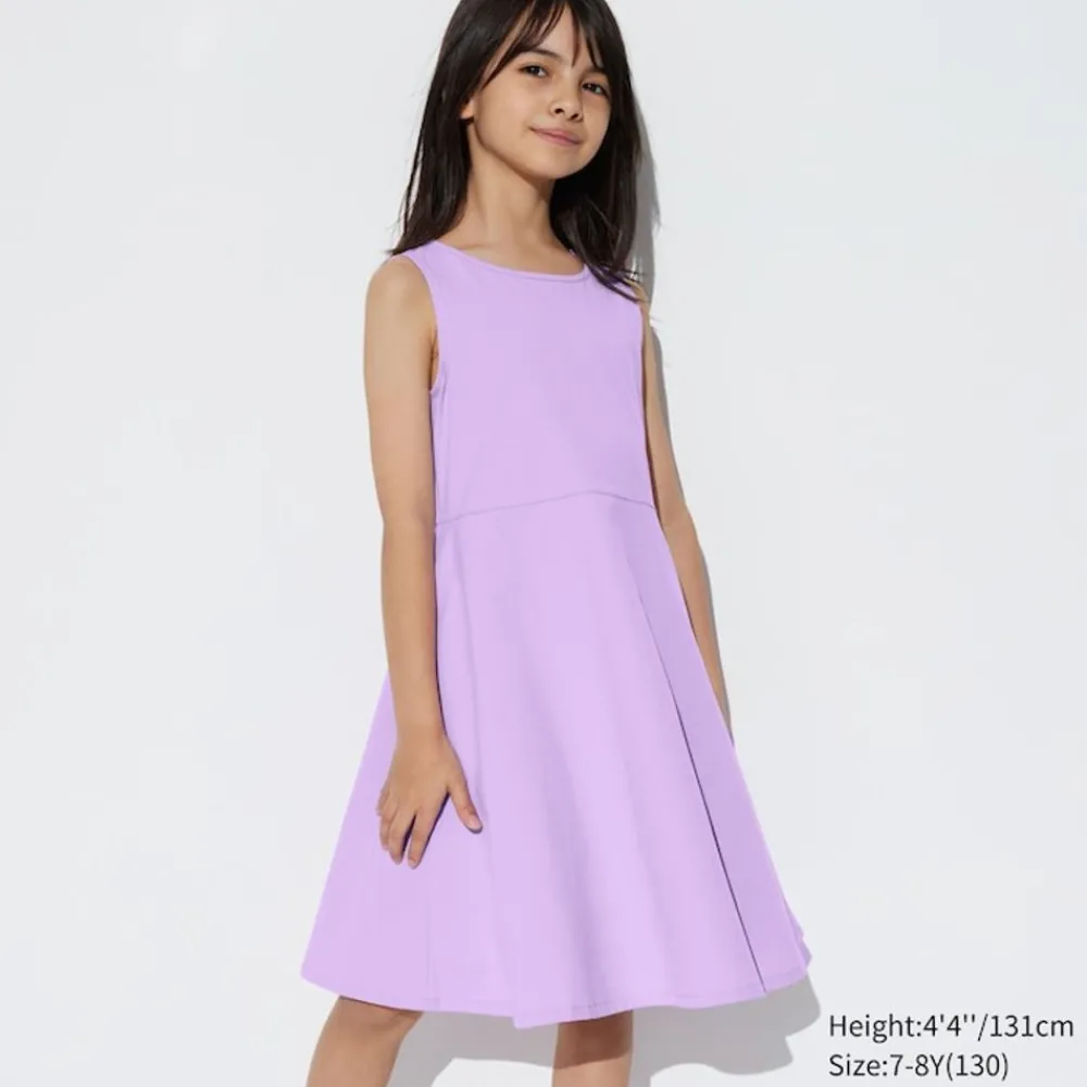 Airism Kuhlender Komfort*UNIQLO Madchen Ausgestelltes Armelloses Ultra Stretch Airism Kleid