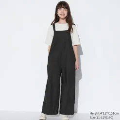 Naturlich Feines Leinen*UNIQLO Madchen Leinenmix Jumpsuit