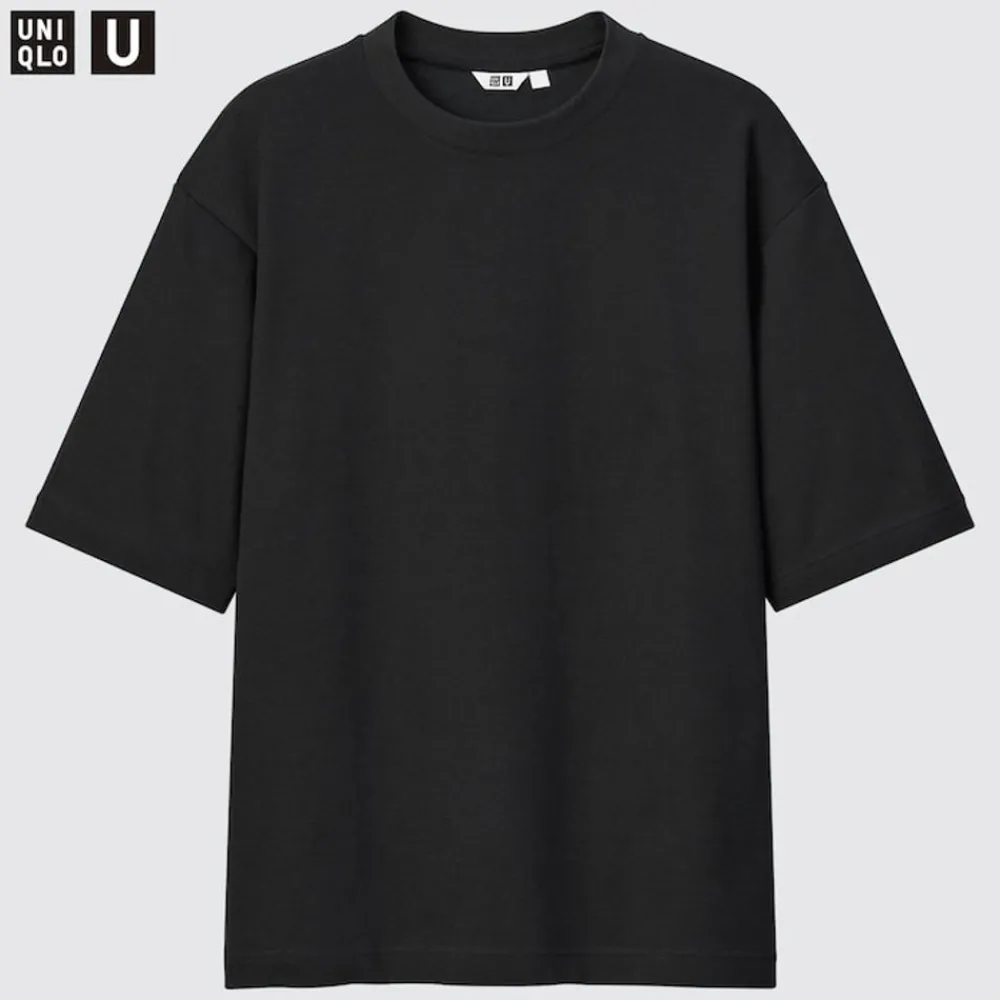 T-Shirts & Oberteile*UNIQLO Oversized Airism Baumwolle Halbarm T-Shirt