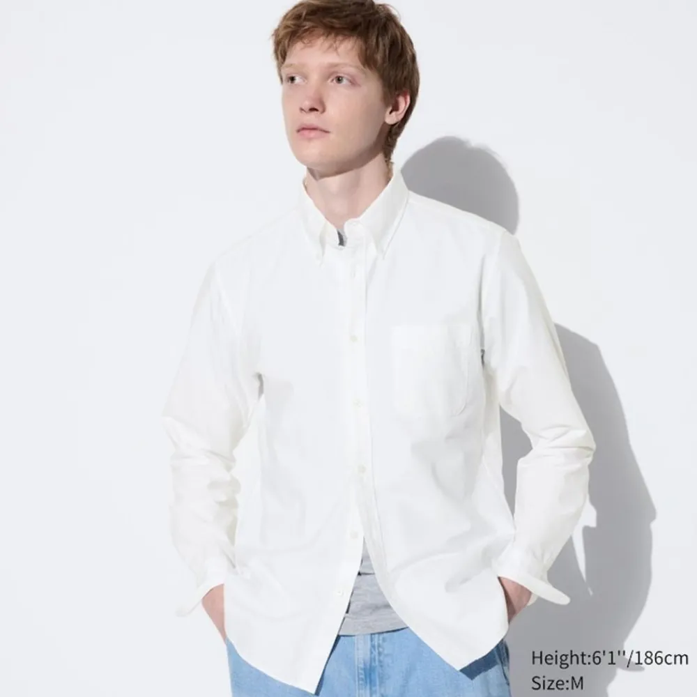 Hemden*UNIQLO Oxford Langarm Hemd (Slim Fit)