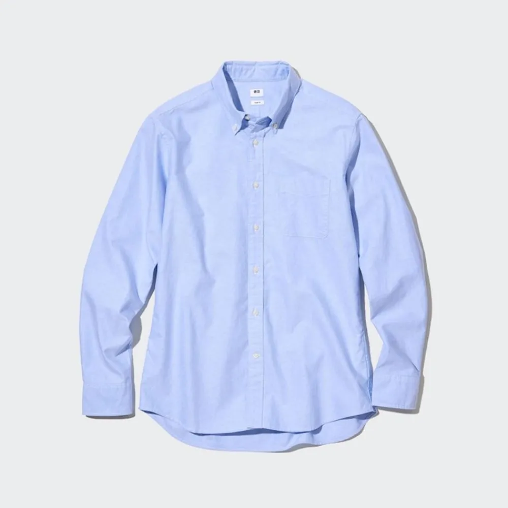 Hemden*UNIQLO Oxford Langarm Hemd (Slim Fit)