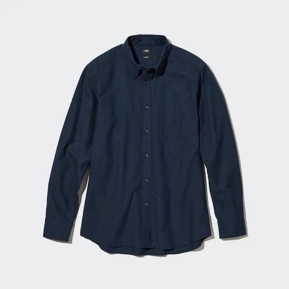 Hemden*UNIQLO Oxford Langarm Hemd (Slim Fit)