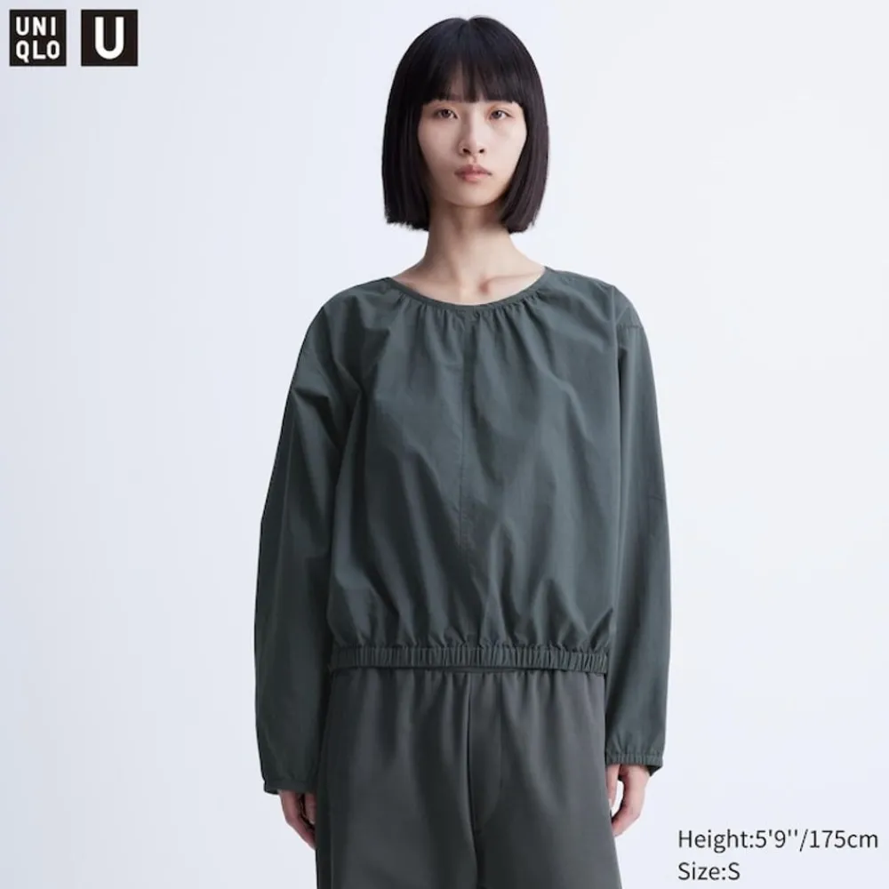 Hemden & Blusen*UNIQLO Parachute Langarm Bluse