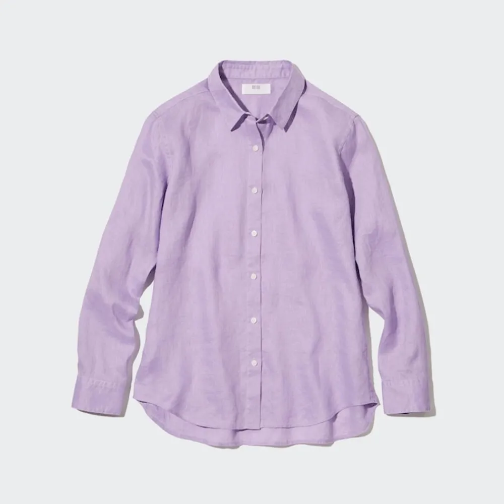 Hemden & Blusen*UNIQLO 100 % Premium Leinen Langarm Bluse