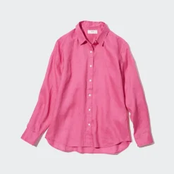 Hemden & Blusen*UNIQLO 100 % Premium Leinen Langarm Bluse