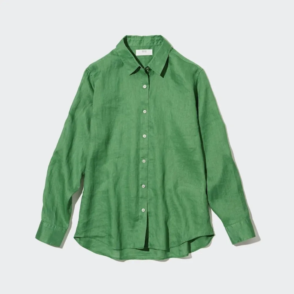 Hemden & Blusen*UNIQLO 100 % Premium Leinen Langarm Bluse
