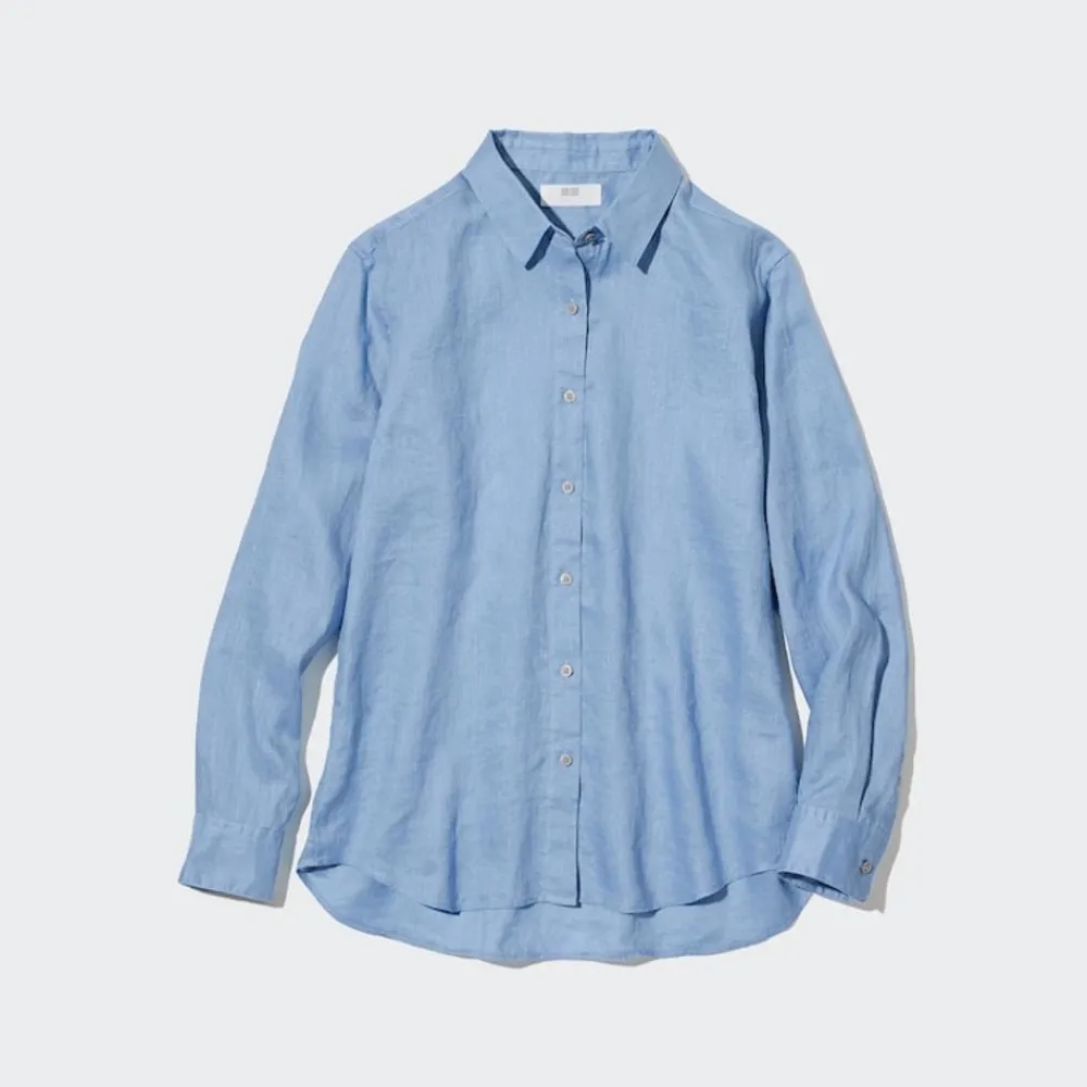 Hemden & Blusen*UNIQLO 100 % Premium Leinen Langarm Bluse