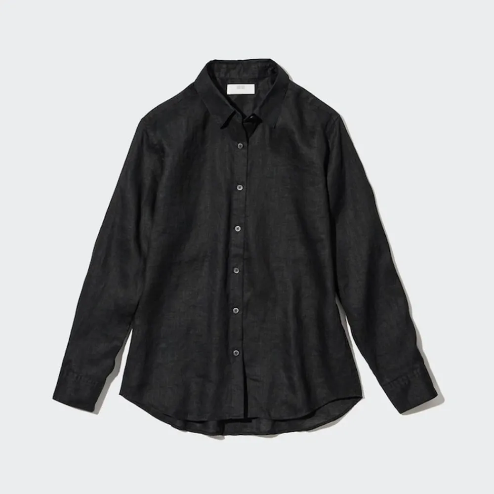 Hemden & Blusen*UNIQLO 100 % Premium Leinen Langarm Bluse
