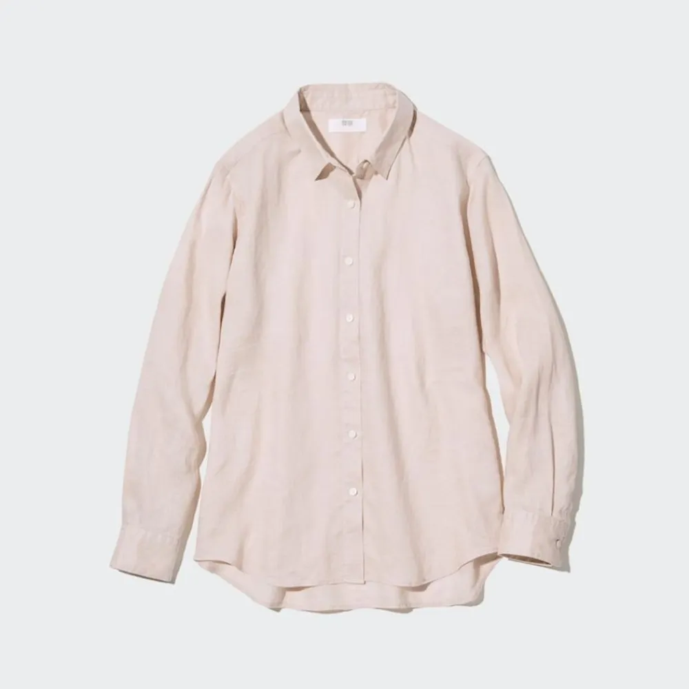 Hemden & Blusen*UNIQLO 100 % Premium Leinen Langarm Bluse