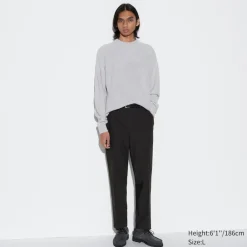 Hosen, Chinos & Jogginghosen*UNIQLO Smart Stoffhose In 7/8-Lange (Wolloptik, Lang)
