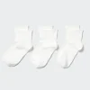 Socken, Strumpfhosen & Leggings*UNIQLO Socken (3 Paar) Weis