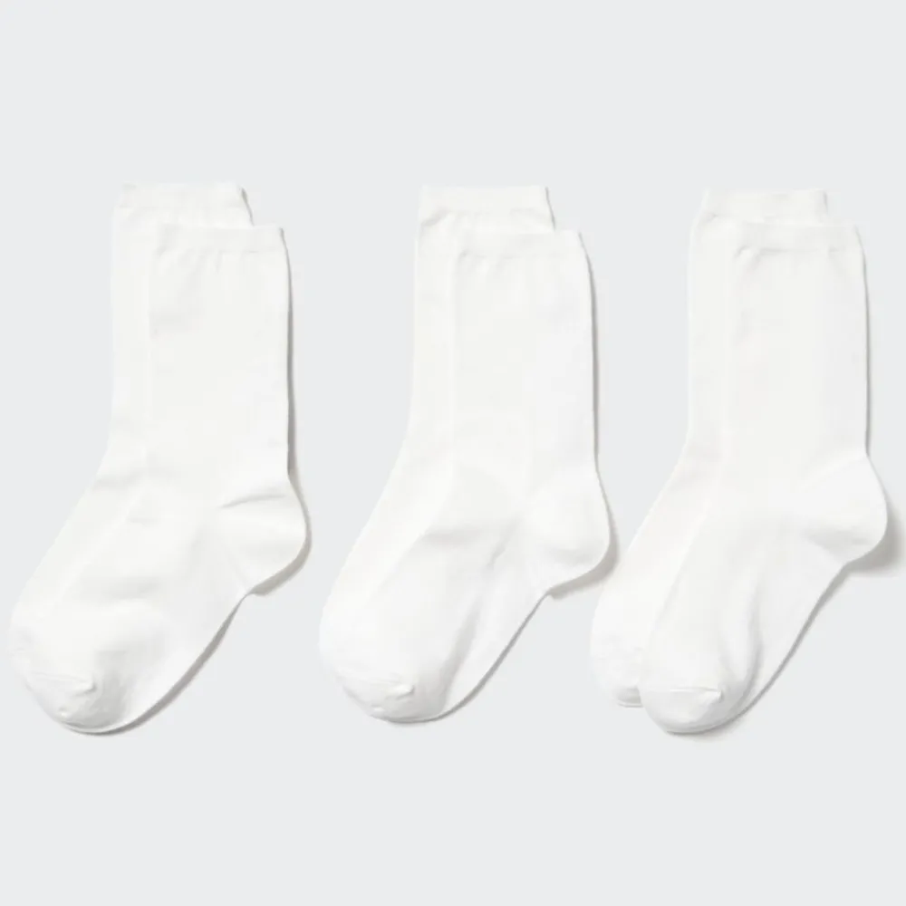 Socken, Strumpfhosen & Leggings*UNIQLO Socken (3 Paar) Weis
