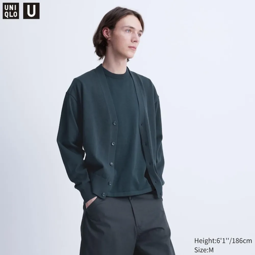 Pullover & Strickjacken*UNIQLO Strickjacke Mit V-Ausschnitt