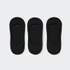 Socken, Strumpfhosen & Leggings*UNIQLO Tief Ausgeschnittene Fuslinge (3 Paar) Schwarz