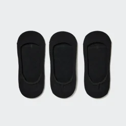 Socken, Strumpfhosen & Leggings*UNIQLO Tief Ausgeschnittene Fuslinge (3 Paar) Schwarz